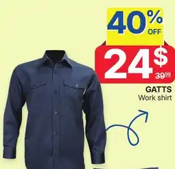 Rossy GATTS Work shirt offer