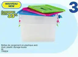 Rossy Asst. plastic storage boxes offer