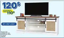 Rossy Farmhouse rattan TV stand offer