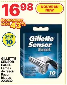 Rossy GILLETTE SENSOR EXCEL Razor blades offer