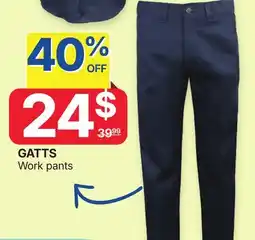 Rossy GATTS Work pants offer