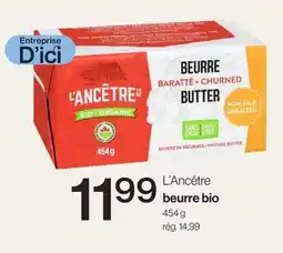 Avril L'Ancêtre beurre bio offer