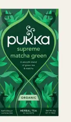 Avril Pukka thé bio offer