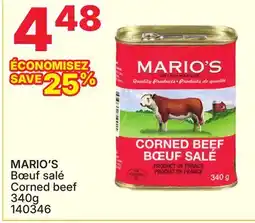 Rossy MARIO'S Bœuf salé Corned beef offer