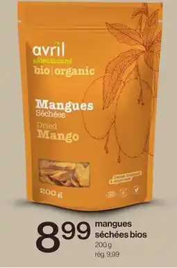 Avril Mangues séchées bios offer