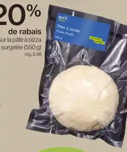 Avril Pâte à pizza surgelée offer