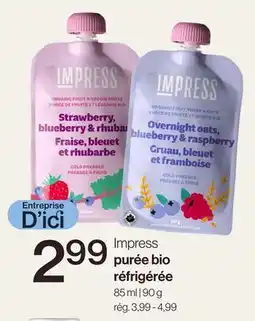 Avril Purée bio réfrigérée offer