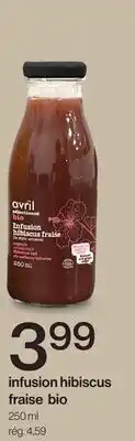 Avril infusion hibiscus fraise bio offer