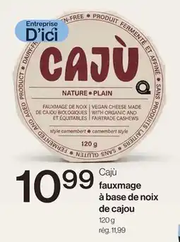 Avril Cajù fauxmage à base de noix de cajou offer