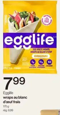 Avril Egglife wraps au blanc d'œuf frais offer