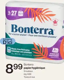Avril Bonterra papier hygiénique offer