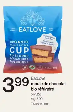 Avril EatLove moule de chocolat bio réfrigéré offer