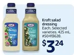 Walmart Kraft salad dressing offer