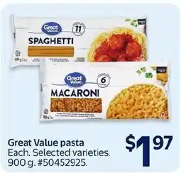 Walmart Great Value pasta offer