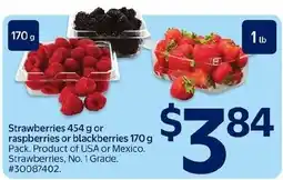 Walmart Strawberries or raspberries or blackberries offer