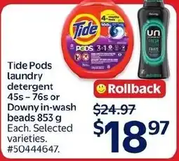 Walmart Tide Pods laundry detergent offer