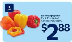 Walmart Rainbow peppers offer