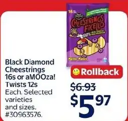 Walmart Black Diamond Cheestrings offer