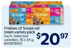Walmart Friskies Lil' Soups cat treats variety pack offer