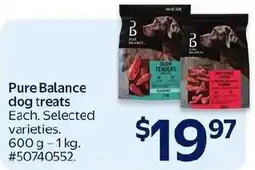 Walmart Pure Balance dog treats offer