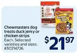 Walmart Chewmasters dog treats offer