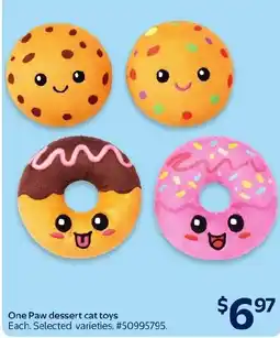 Walmart One Paw dessert cat toys offer