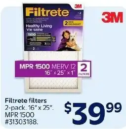 Walmart 3M Filtrete filters offer