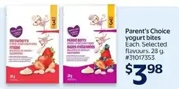 Walmart Parent's Choice yogurt bites offer