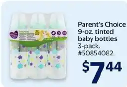Walmart Parent's Choice baby bottles offer