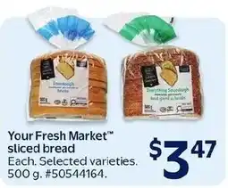 Walmart Your Fresh Market sliced bread offer
