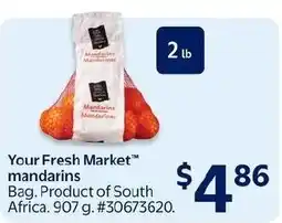 Walmart Your Fresh Market mandarins offer