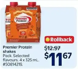 Walmart Premier Protein shakes offer