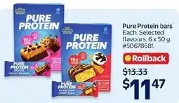 Walmart Pure Protein bars offer