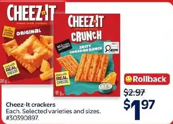 Walmart Cheez-It crackers offer