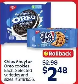 Walmart Chips Ahoy! or Oreo cookies offer