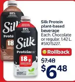 Walmart Silk Protein plant-based beverage offer