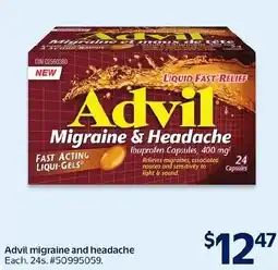 Walmart Advil migraine and headache offer