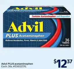 Walmart Advil plus acetaminophen offer