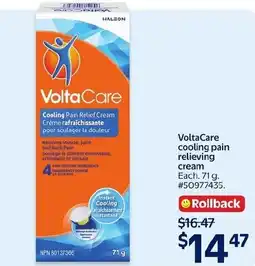 Walmart VoltaCare cooling pain relieving cream offer