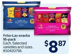 Walmart Frito-Lay snacks offer
