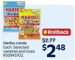 Walmart Haribo candy offer