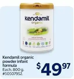 Walmart Kendamil organic powder infant formula offer