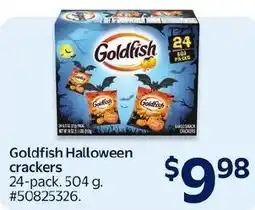 Walmart Goldfish halloween crackers offer