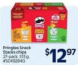 Walmart Pringles Snack Stacks chips offer