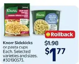 Walmart Knorr Sidekicks offer