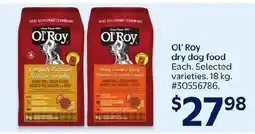 Walmart Ol' Roy dry dog food offer