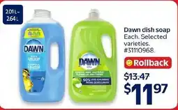 Walmart Dawn dish soap offer