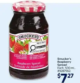 Walmart Smucker's Raspberry Spread offer