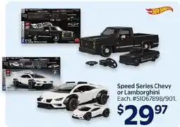 Walmart Hot Wheels Speed Series Chevy or Lamborghini offer