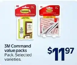 Walmart 3M Command value packs offer